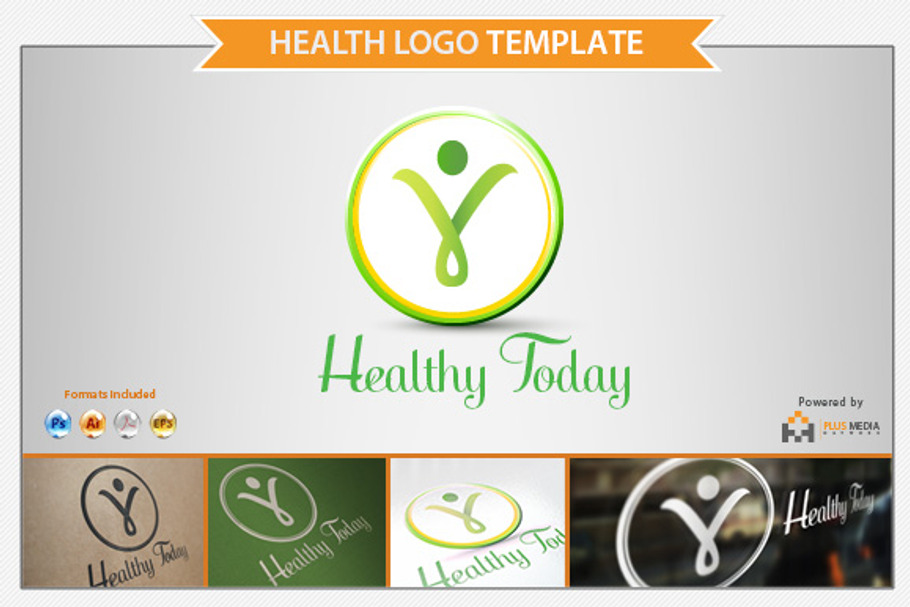 Health Logo Template in Logo Templates - product preview 8