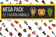 Big Bundle 52 Fashion Animal Icons