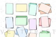 Sheet. Isolated paper sheets 