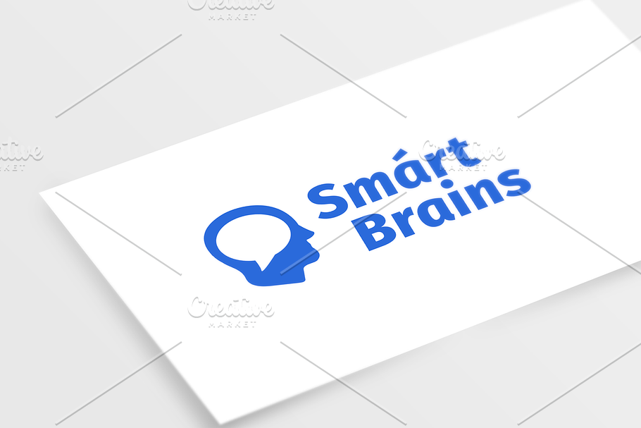 Smart Brains logo in Logo Templates - product preview 8