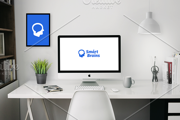Smart Brains logo in Logo Templates - product preview 3