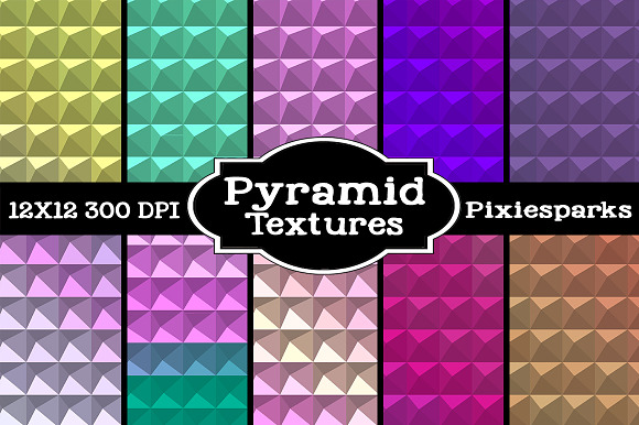 Pyramid Geometric Texture - Vol 2 in Textures - product preview 4