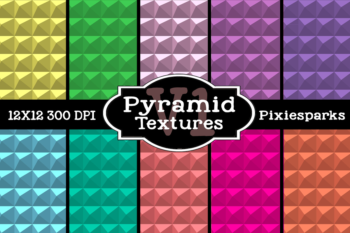 Pyramid Geometric Texture - Vol 1 in Textures - product preview 8