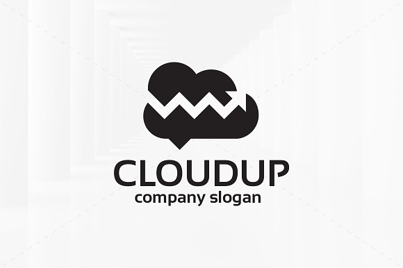 Cloud Up Logo Template in Logo Templates - product preview 2
