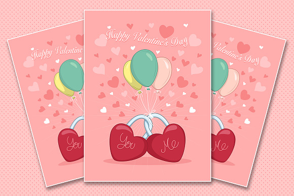 Happy valentine's day background in Illustrations - product preview 1