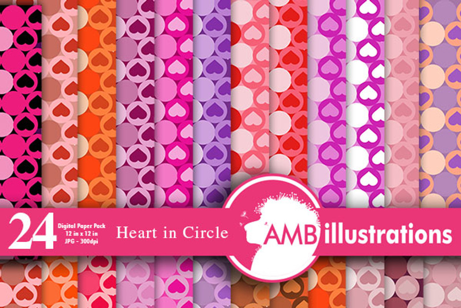 Valentines Digital Papers AMB-330 in Patterns - product preview 8