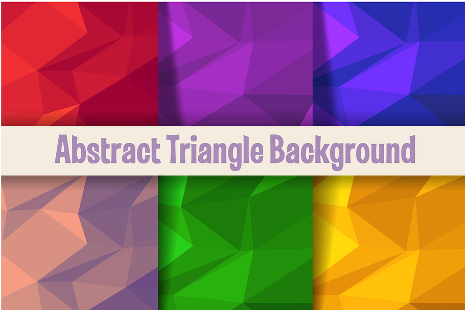 Triangle background pattern in Patterns - product preview 8
