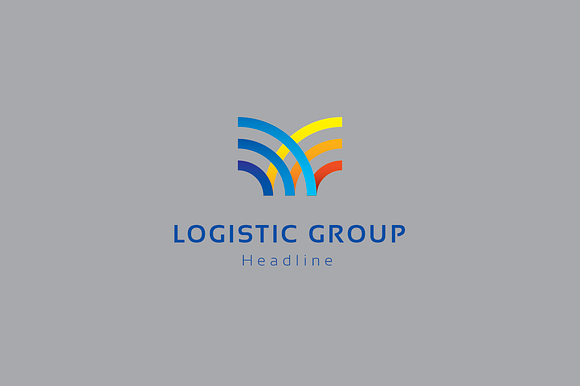 Logistic group logo. in Logo Templates - product preview 2