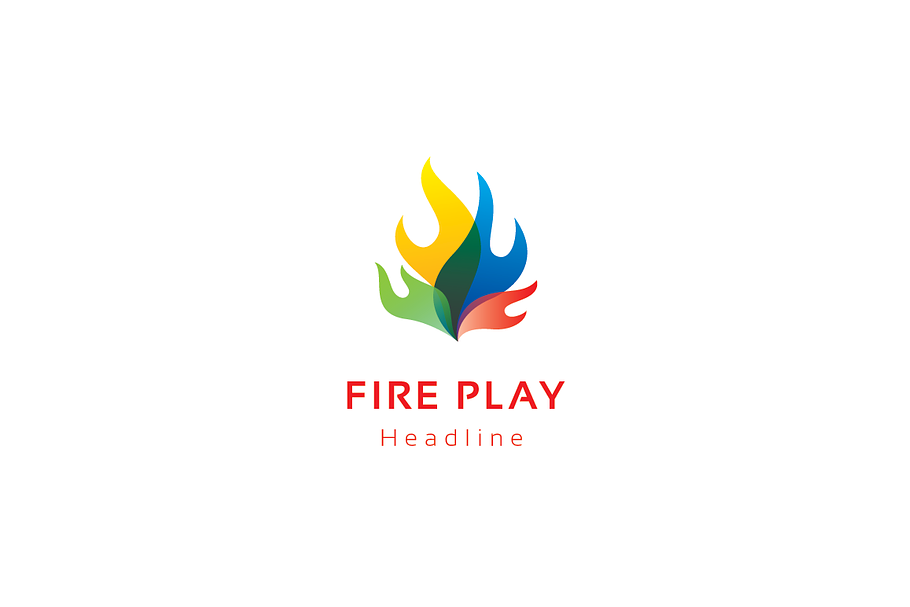 Fireplay firm logo. in Logo Templates - product preview 8