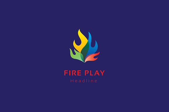 Fireplay firm logo. in Logo Templates - product preview 2