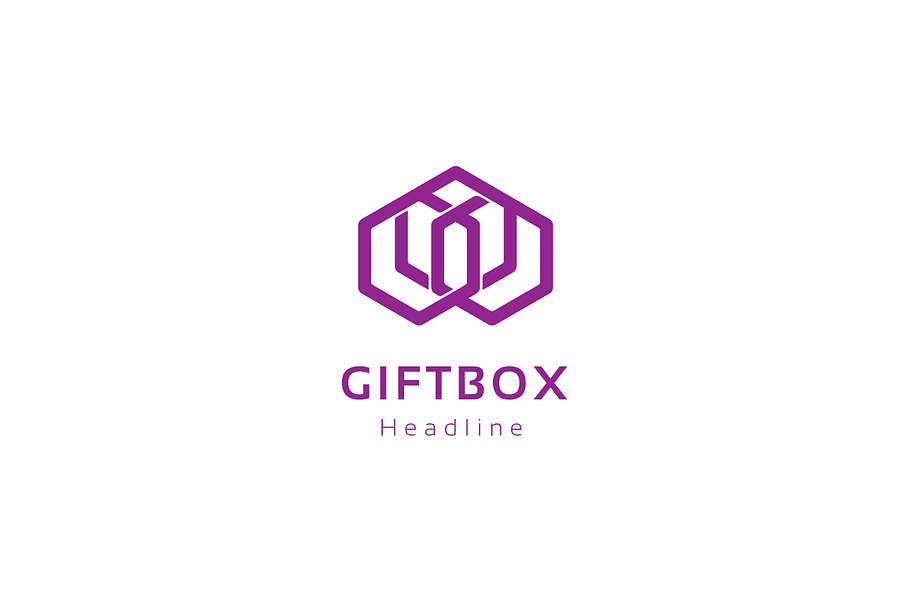 Giftbox logo. in Logo Templates - product preview 8
