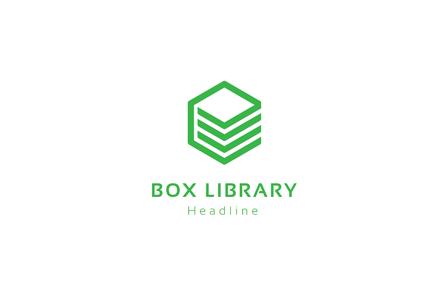 Box library logo. in Logo Templates - product preview 8