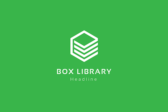 Box library logo. in Logo Templates - product preview 2