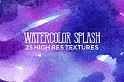 25 Watercolor Splash Textures
