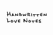 Handwritten Love Notes