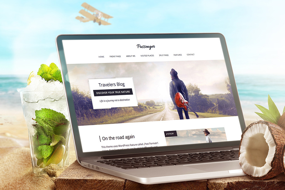 Passenger-Travelers WordPress Theme in WordPress Blog Themes - product preview 8