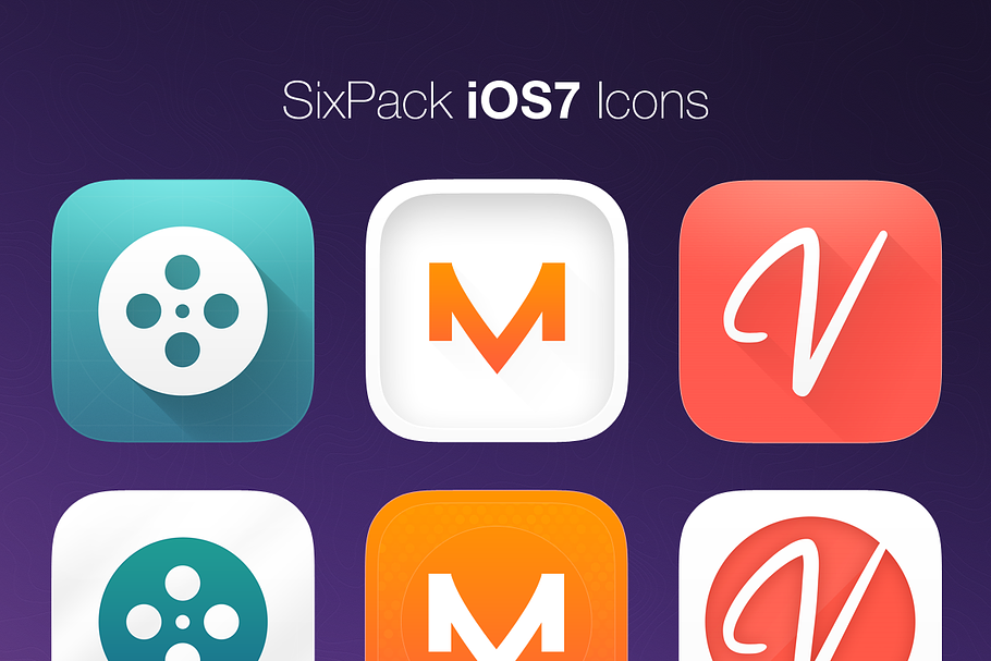 SixPack iOS7 Icons in Graphics - product preview 8
