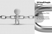 3D Small People - Chain Link