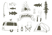 Camping adventure set