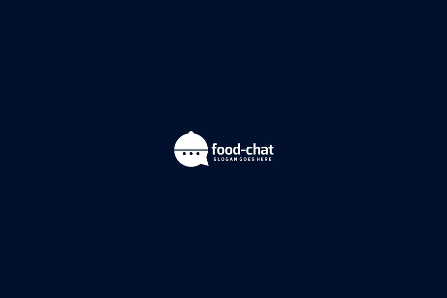 Food Chat Logo in Logo Templates - product preview 8