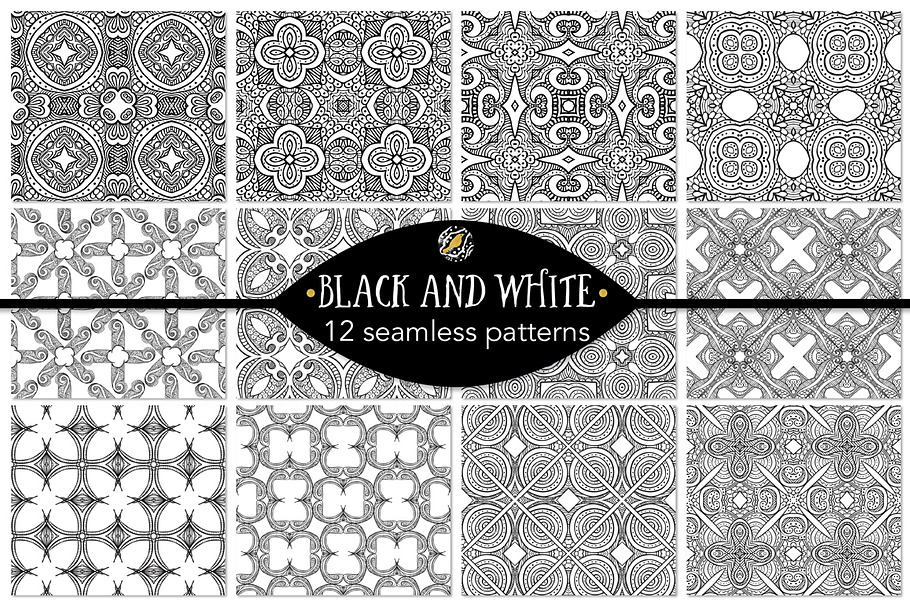 Set 2 - 12 Seamless Patterns in Patterns - product preview 8