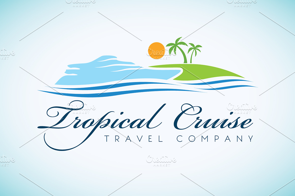 Travel Company Logo Template in Illustrations - product preview 8