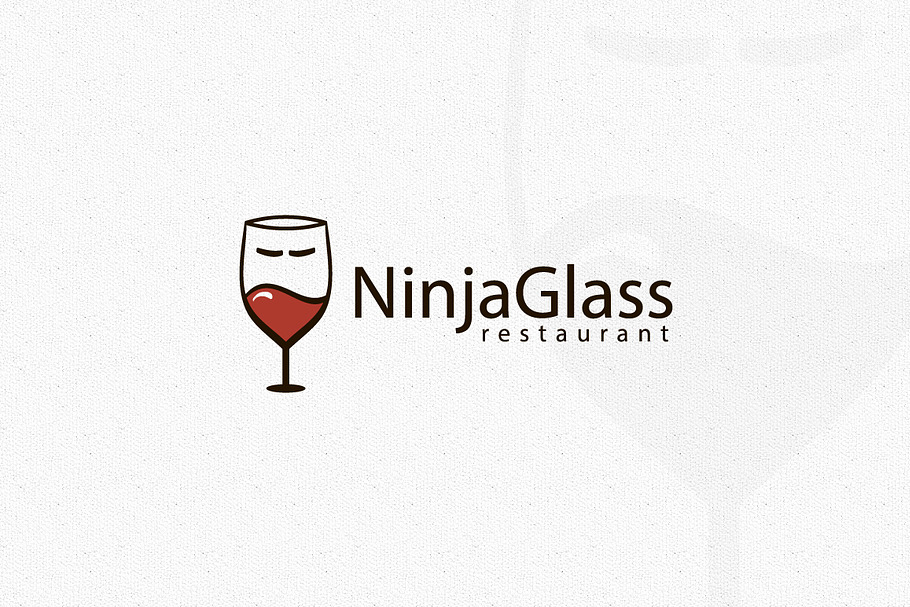 Ninja Glass Logo in Logo Templates - product preview 8