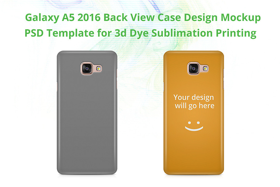 Galaxy A5 2016 3d IMD Case Mock-up