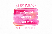 Hot pink washes w-04