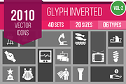 2010 Glyph Inverted Icons (V2)