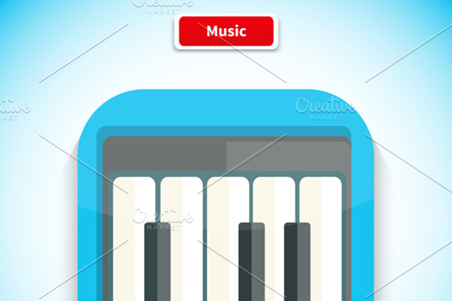 Music App Icon in Graphics - product preview 8