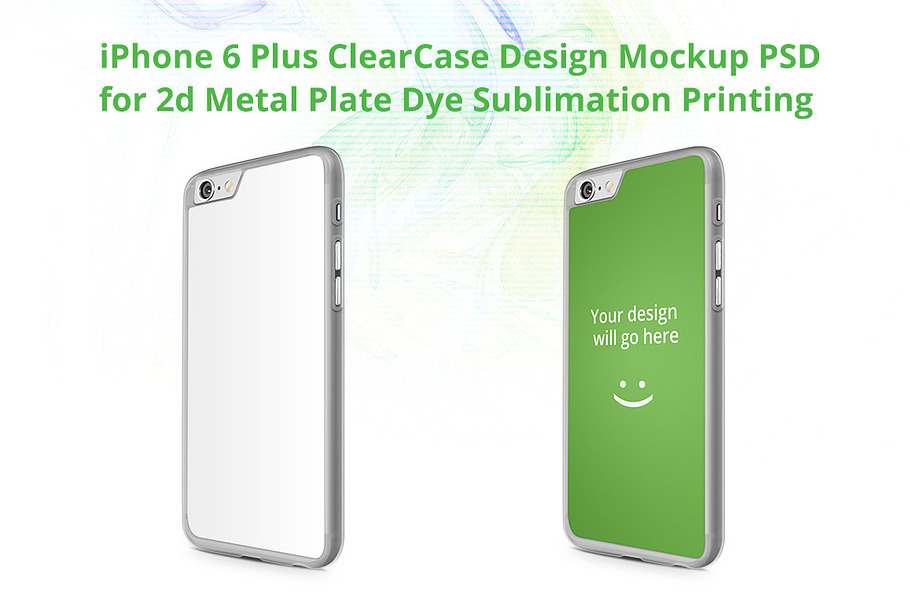 iPhone 6+ 2d ClearCase Mock-up in Product Mockups - product preview 8