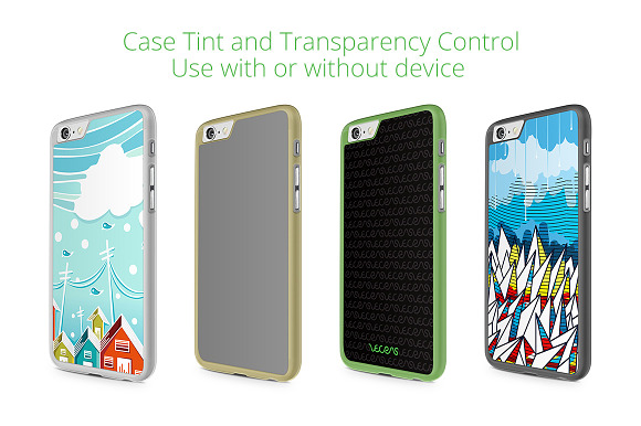 iPhone 6+ 2d ClearCase Mock-up in Product Mockups - product preview 1