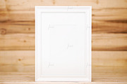 White dotted simple frame