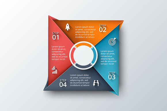 Infographics template set v.20 in Presentation Templates - product preview 2