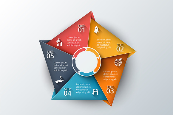 Infographics template set v.20 in Presentation Templates - product preview 3