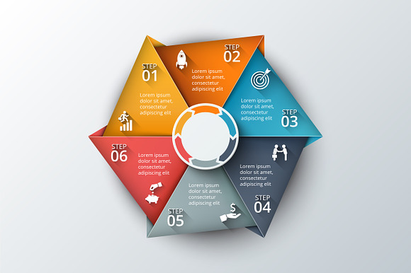 Infographics template set v.20 in Presentation Templates - product preview 4