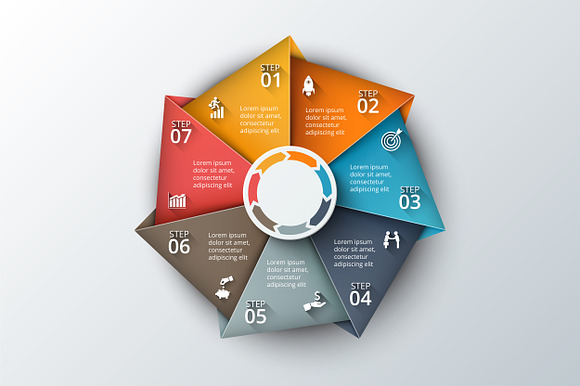 Infographics template set v.20 in Presentation Templates - product preview 5