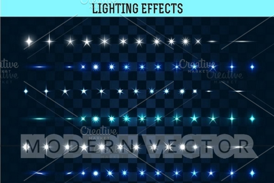 Big set of lighting effects in Objects - product preview 8
