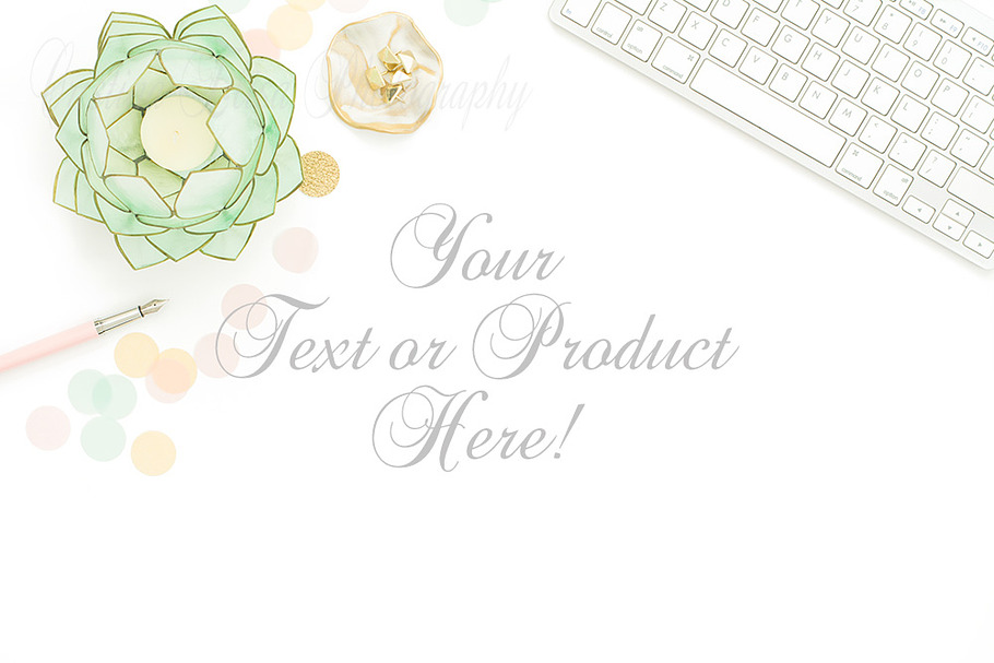 pink mint gold mockup styled stock in Product Mockups - product preview 8