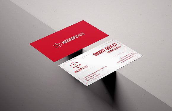 Elegant Business Cards Mock-up in Product Mockups - product preview 8
