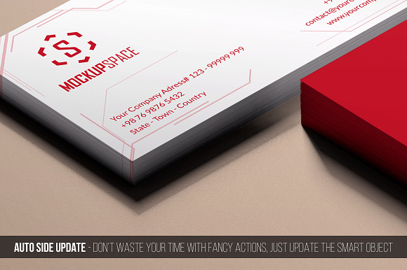 Elegant Business Cards Mock-up in Product Mockups - product preview 10
