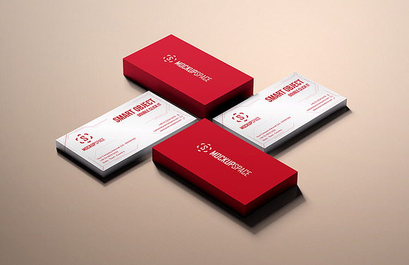 Elegant Business Cards Mock-up in Product Mockups - product preview 11