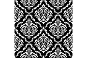 Damask floral seamless pattern