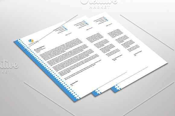Shapegear Letterhead Template in Stationery Templates - product preview 1