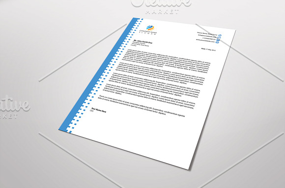 Shapegear Letterhead Template in Stationery Templates - product preview 2