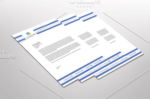Blury Letterhead Template in Stationery Templates - product preview 1