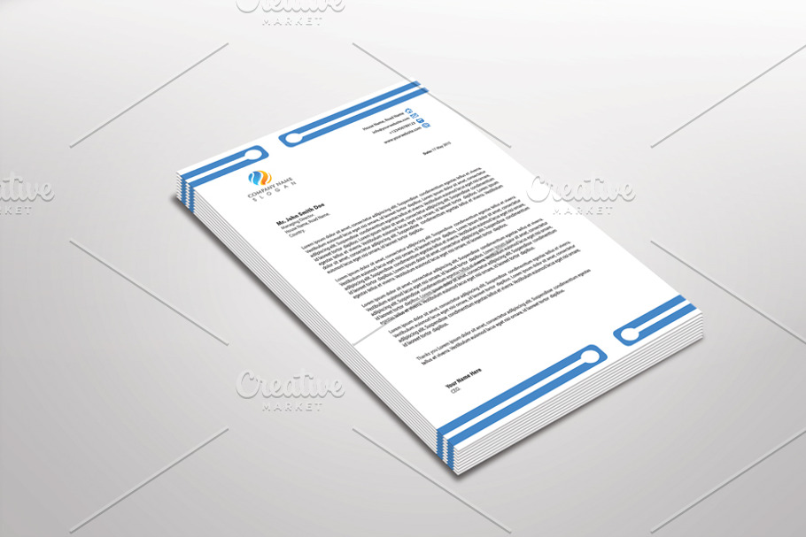 Dodow Letterhead Template in Stationery Templates - product preview 8