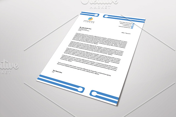 Dodow Letterhead Template in Stationery Templates - product preview 2
