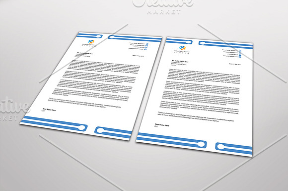 Dodow Letterhead Template in Stationery Templates - product preview 3